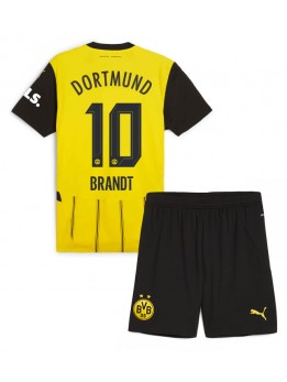 Borussia Dortmund Julian Brandt #10 Replika Hemmakläder Barn 2024-25 Kortärmad (+ byxor)